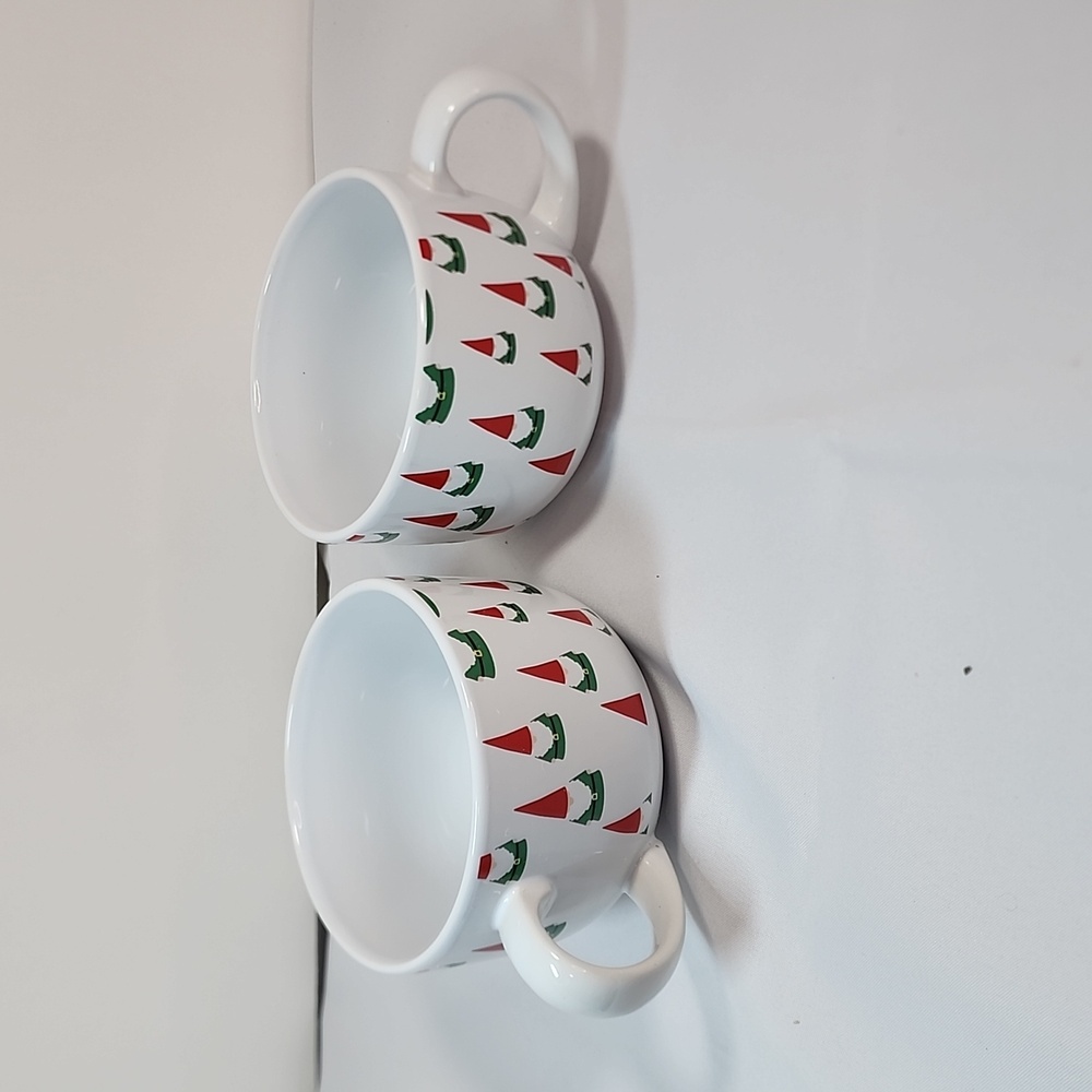 MSRF Design Studio Christmas Santa Claus coffee tea mugs cups red green …